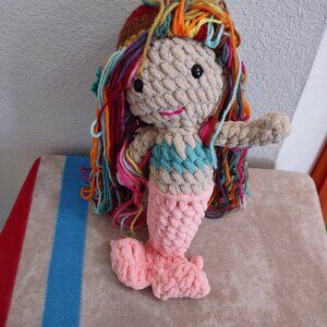 Crocheted Mermaid Doll